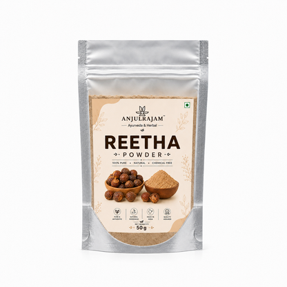 Amla, Reetha, Shikakai, Bhringraj And Hibiscus Powder for Hair Growth 50 Gms Each Combo (Pack of 5)