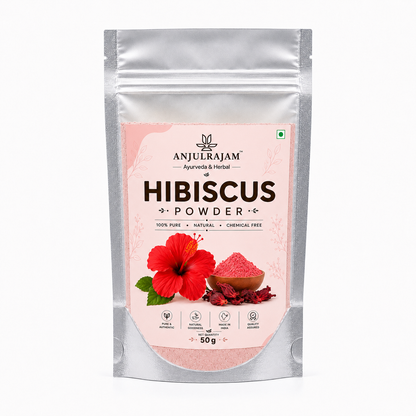Amla, Reetha, Shikakai, Bhringraj And Hibiscus Powder for Hair Growth 50 Gms Each Combo (Pack of 5)