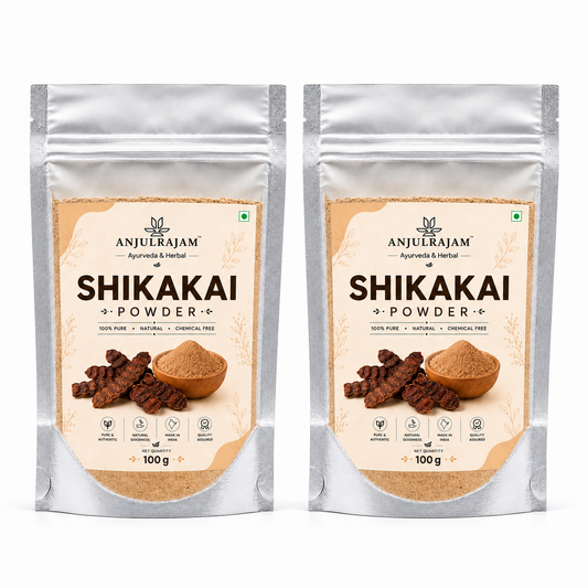 Shikakai Powder for Hair Growth | For Hair wash and Shampoo | 100% Pure and Natural | SLS and Paraben free | Suitable for all hair types |   100 Gms Each Combo (Pack of 2)