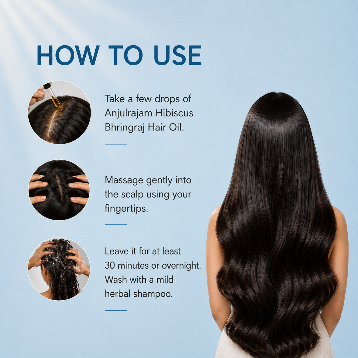 Exclusive Hibiscus Bhringraj Hair Oil Value Pack | Ayurvedic Oil | Strengthens & addresses Dandruff | Nourishing Conditioner for Smooth Shiny Hair (Pack Of 3)